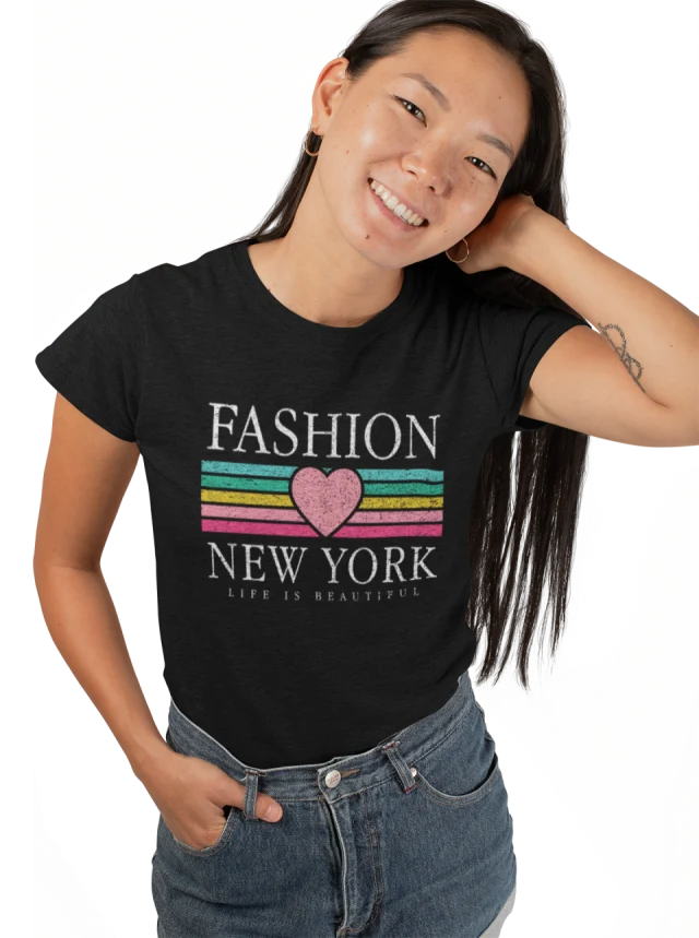 Fashion New York Tshirt for Women Black Lives Matter LGBT