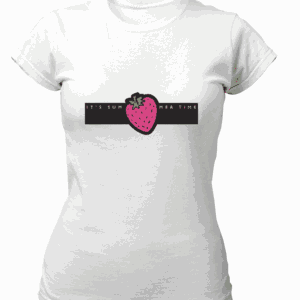 Cherry Summer Tshirt for Women Holiday Time Super Sexy Tee