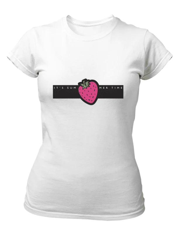 Cherry Summer Tshirt for Women Holiday Time Super Sexy Tee