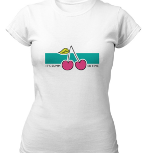 Cherry Summer Tshirt for Women Holiday Time Super Sexy Tee