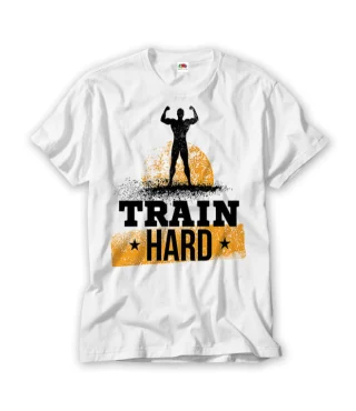 Train Hard Gym T Shirt