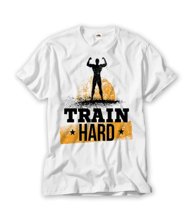 Train Hard Gym T Shirt