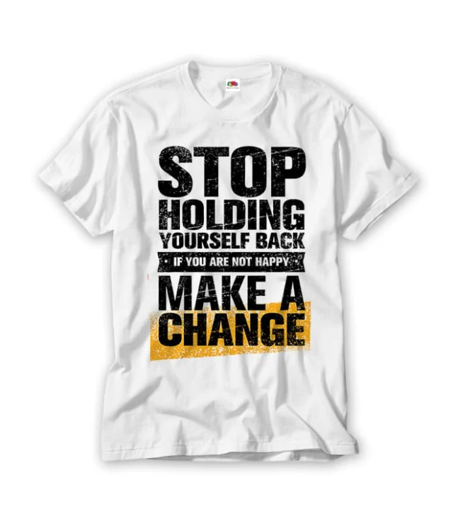 Make A Change Gym T Shirt