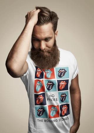 RoLling Stones T Shirt Rock No Filter — alternate view