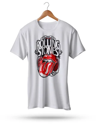Roling Stones T Shirt Rock Lips