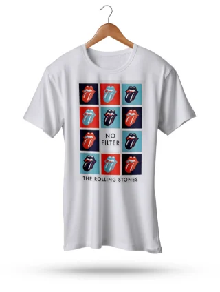 RoLling Stones T Shirt Rock No Filter