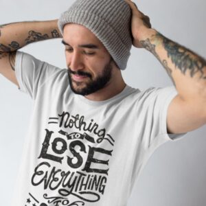 Gym T Shirt No Pain No gain Tee Nothing to Lose Training Boxing Fitness  S M L XL XXL