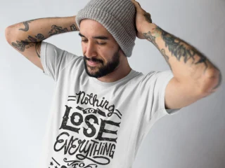 Gym T Shirt No Pain No gain Tee Nothing to Lose Training Boxing Fitness S M L XL XXL