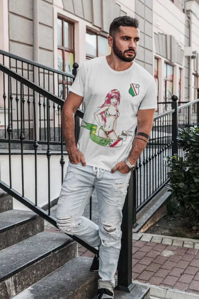 Legia Football Shirt Warsaw Jersey Warszawa Fan Club Kibic Synka Polish Husaria Patriotic