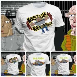 Blok Ekipa T Shirt Spejson Hoodies Squad Polish Fun Wojtas Walu Warsaw Gym Cartoon