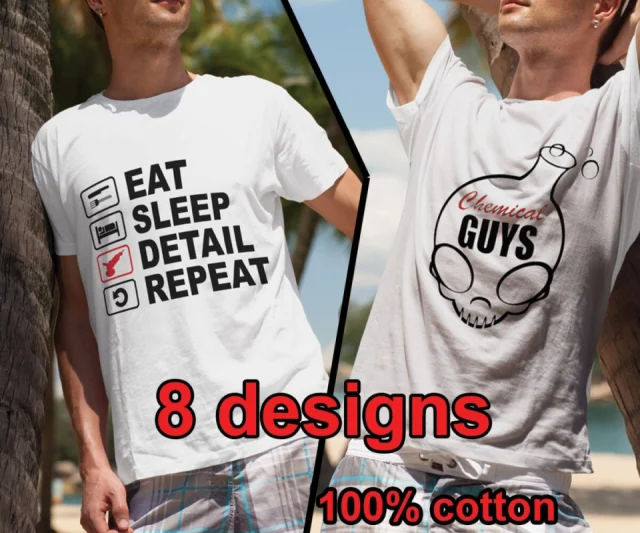 Car Detailing T Shirt Wash Chemical Guys Auto UK