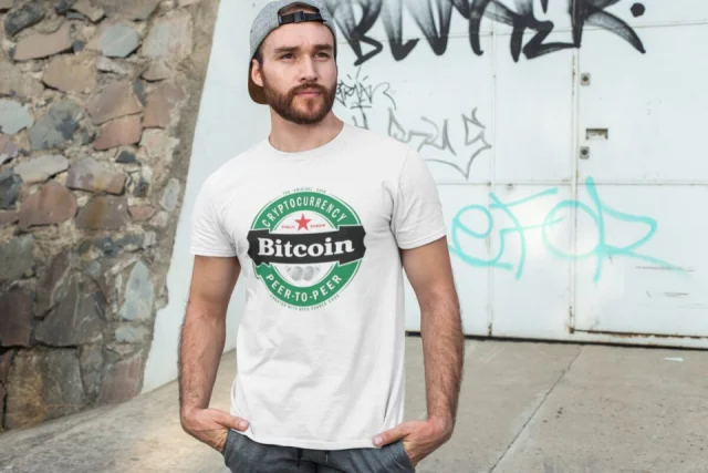 Bitcoin T shirt BTC to the moon Doge Shiba Eth ATH  Crypto White S M L XL 2XL