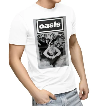 Oasis - Vintage Band T-Shirts White S M L XL 2XL Rock Gift — alternate view