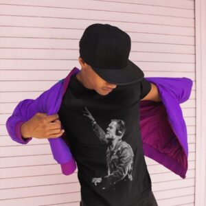 Armin T-Shirt Size Van Buuren Titan Attack Shirt Trance Black State White Mens Mikasa Show Radio Dj Tee Eren Anime