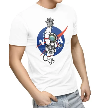 Nasa T-Shirt Space Shirt Logo Sleeve Mens Black Size Men's Graphic — alternate view