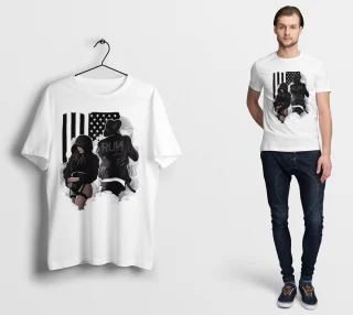 Jay Shirt T-Shirt Hip Hop Jay-Z Kanye Tour West Size Tee Rap Mens Vintage Watch Hard Throne Black Dope Large