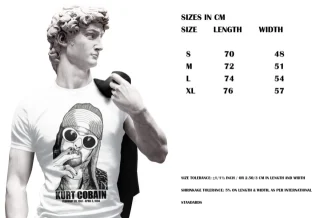 Kurt Cobain T Shirt Nirvana Rock Tee — alternate view