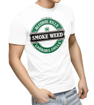 Cannabis Shirt, Weed T Shirt, Marijuana Shirts,Weed Leaf Tee, Weed-420 T-Shirt, Cannabis T Shirt, Weed shirt, Smoke Cannabis,Pothead Shirts — alternate view