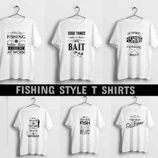 Fishing Funny T-Shirt Gift Fish Shirt Top Mens Tee Carp Fisherman Shirts Angling Weird Present Rod Men's Idea Birthday All
