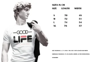 Good Life T Shirt Bad Choices Slogan S M L XL XXL — alternate view