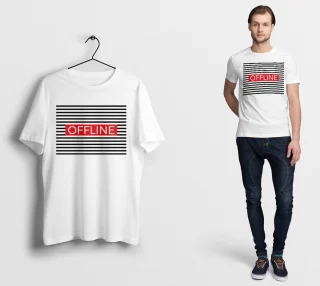 Offline is the New Luxury Shirt, Offline Shirt, I’m Offline, Disconnected Tee, Enough Internet for Today, Work from Home, Gift for Techies