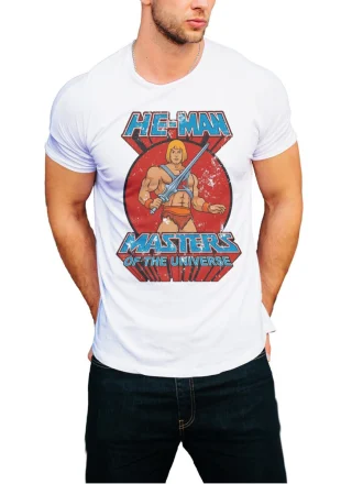 Classic He-Man And The Masters Of The Universe Tshirts Men Cotton Anime Skeletor 80s She-Ra Beast T Shirt Sleeve Graphic Tee Top — alternate view