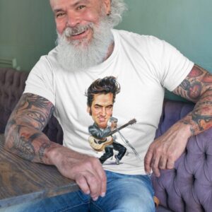 Elvis  Shirt Unisex All T-Shirt Size Black Gift Men T- Christmas Vintage