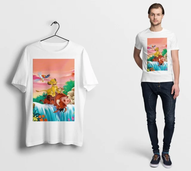 Lion King Unisex T-Shirt Shirt Hakuna Matata Tee Simba Pumba