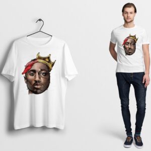 Rap King Gangsta T Shirt Hip Hop West East Cost Legends
