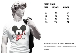 Mickey Bandit T Shirt Biker Tee Middle Finger Gangsta White S M L XL XXL — alternate view