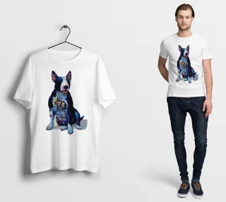 Pittbull T-Shirt Black Pitt Mens Bull Shirt Dog Graphic Big Judge Tattoo Guard