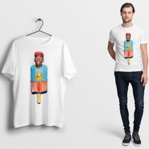 Tyler Ice Cream T Shirt the Creator Hip Hop Rap Pug Jake the Dog Cartoon Funny