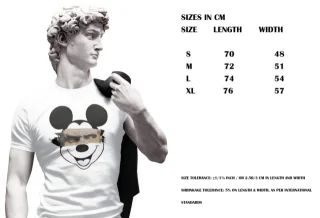 Mickey Mouse T Shirt Money Face Gift Cartoon Funny — alternate view