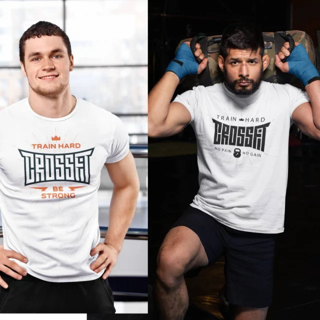 Shirt Mens Gym Crossfit Top Size Xl Sports Tee Football Sleeve T-Shirt  Large Training Short Black Fitness White