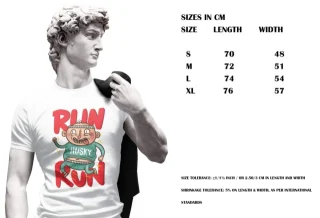 Run Husky Run T Shirt Running Gym Training Marathon Funny Fat Burner Crazy Sprint — alternate view