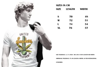 United Smokers Inhale Good Shit T-Shirt, Sarcastic Weed Shirt, Funny Weed Shirt, Weed-420 Shirt, Marijuana T-Shirt, Cannabis Leaf Shirt KK — alternate view