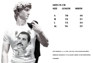 Freddie Mercury - Queen - Rock T - Shirt - Men's T-Shirt - Gifts for men — alternate view