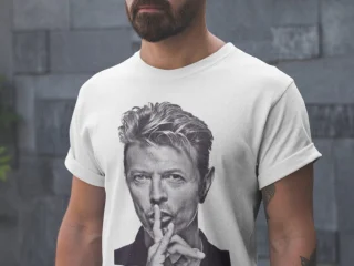 David Bowie T-shirt, David Bowie Tee, For Bowie Fans, Bowie Tribute, Vintage Music Icon, For Music Lovers, Famous Singer Retro