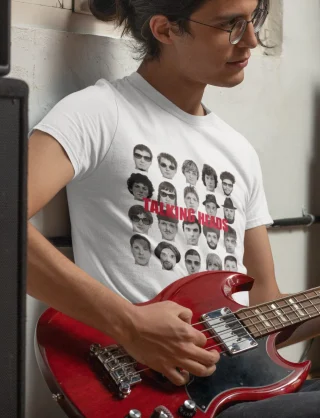 Talking Heads Once In A Lifetime Cover Vinyl Punk Rock T Shirt Meme Gift Funny Vintage Style Unisex Gamer Music Top Mens Womens Tee