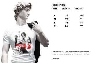 Gym Training Bruce Lee Shirt, Shirt Retro 70s 80s 90s ,T Shirt Movie, Shirt Unisex ,T Shirt Gift for him, her, friend, — alternate view