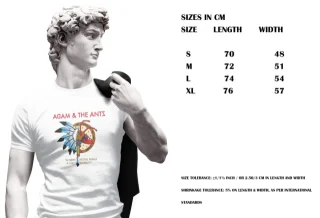 Adam Man Tee Rock Ants PUnk Tee Top Vintage Unisex S M L XL XXL — alternate view