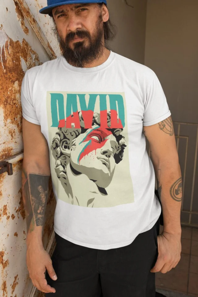 David Bowie T-shirt, David Bowie Tee, For Bowie Fans, Bowie Tribute, Vintage Music Icon, For Music Lovers, Famous Singer Retro