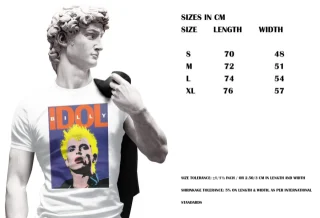 Billy Idol Pose Rock and Roll Musican T-Shirt Retro Music Speed — alternate view