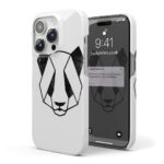 Panda Black White Phone Case