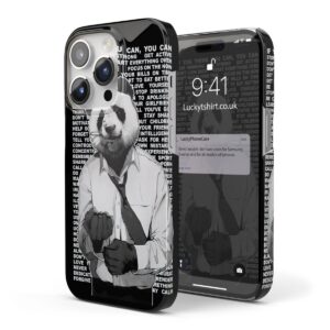 Panda Black White Phone Case