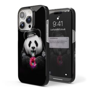 Panda Black White Phone Case