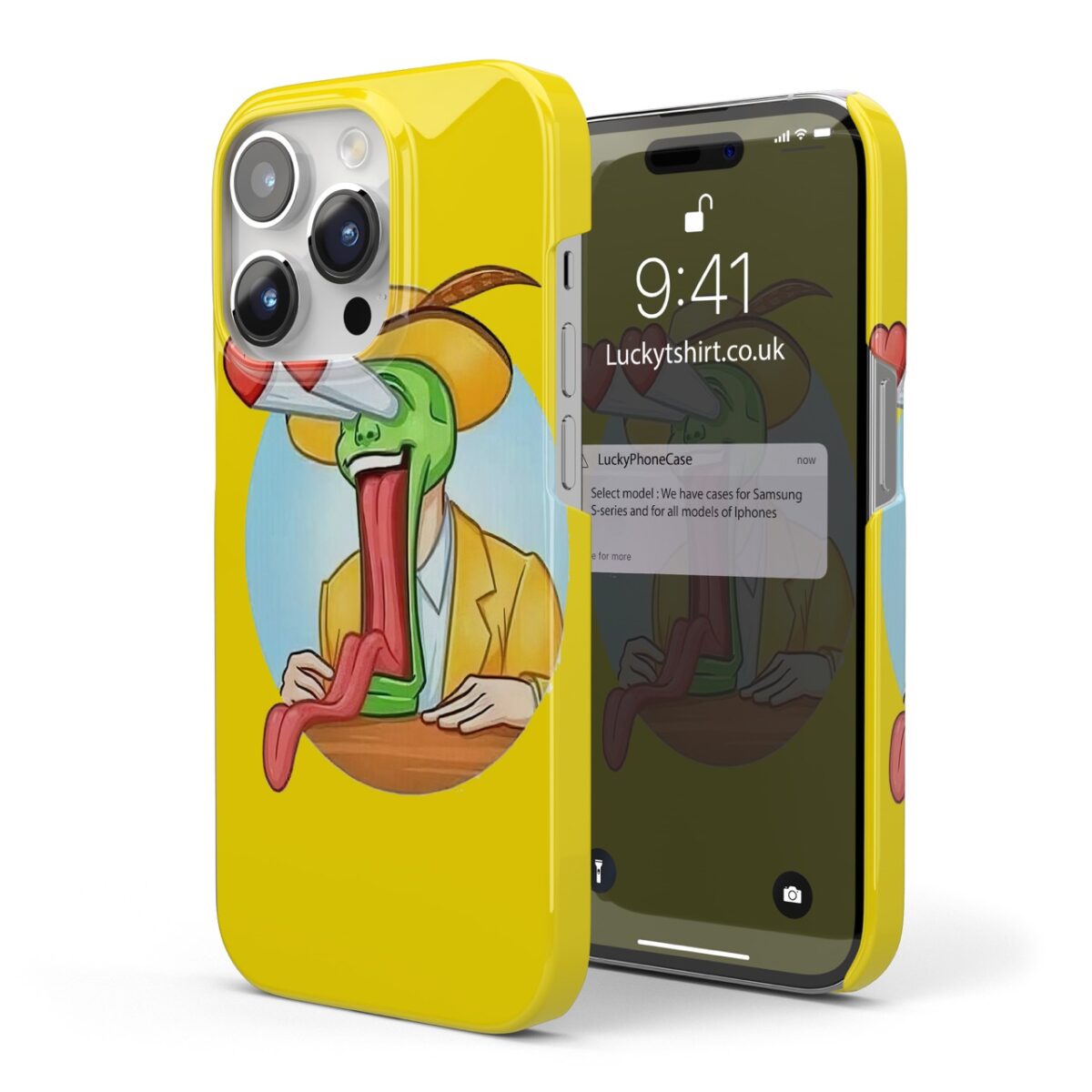 Valentine's Day Funny Love Style Mouse Mask Phone Case