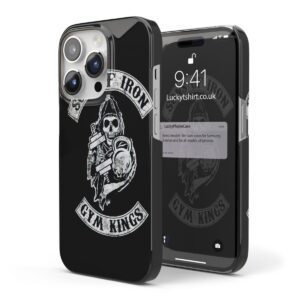 Sons of Iron Gym Kings Metal Phone Case