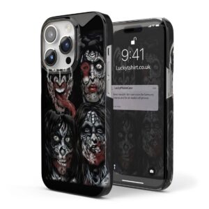 Skull Skeleton Zombie Kiss Rock Phone Case