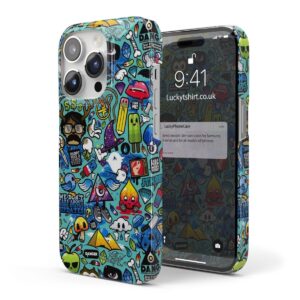 Graffiti Pop Art Funky Illuminati Phone Case